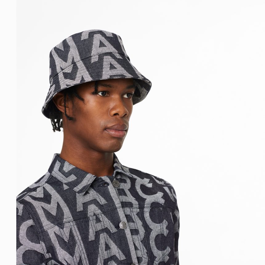 de vissershoed met monogramdenimMarc JacobsBBN88Z393