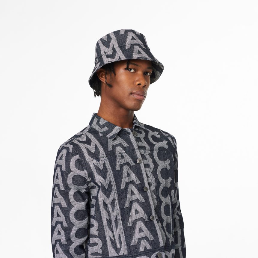 de vissershoed met monogramdenimMarc JacobsBBN88Z393