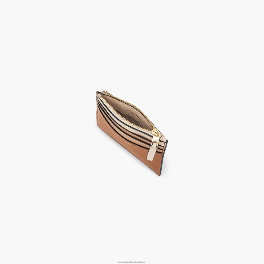 de slanke kaarthoes met 84 kleurenblokken en ritsMarc JacobsBBN88Z329