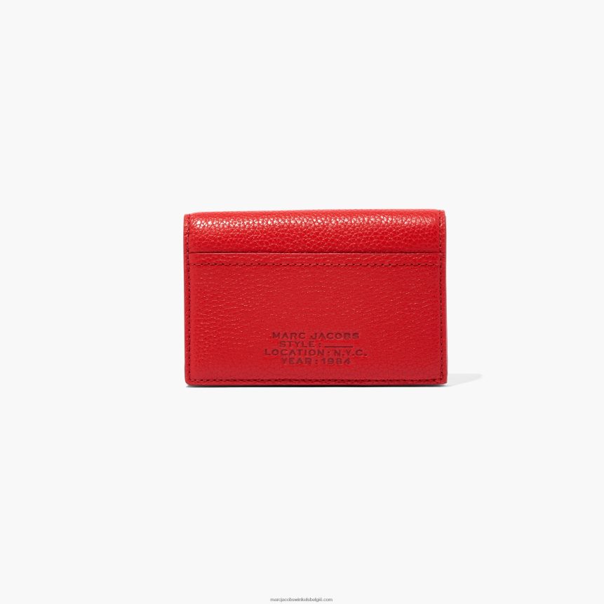 de leren kleine tweevoudige portemonneeMarc JacobsBBN88Z288