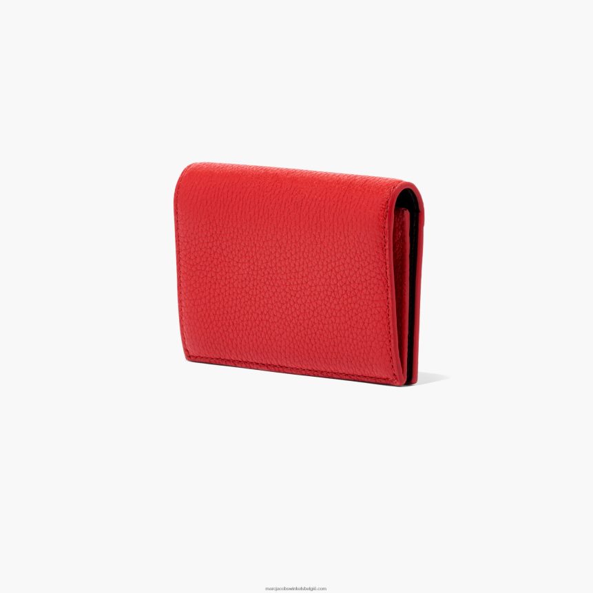 de leren kleine tweevoudige portemonneeMarc JacobsBBN88Z288