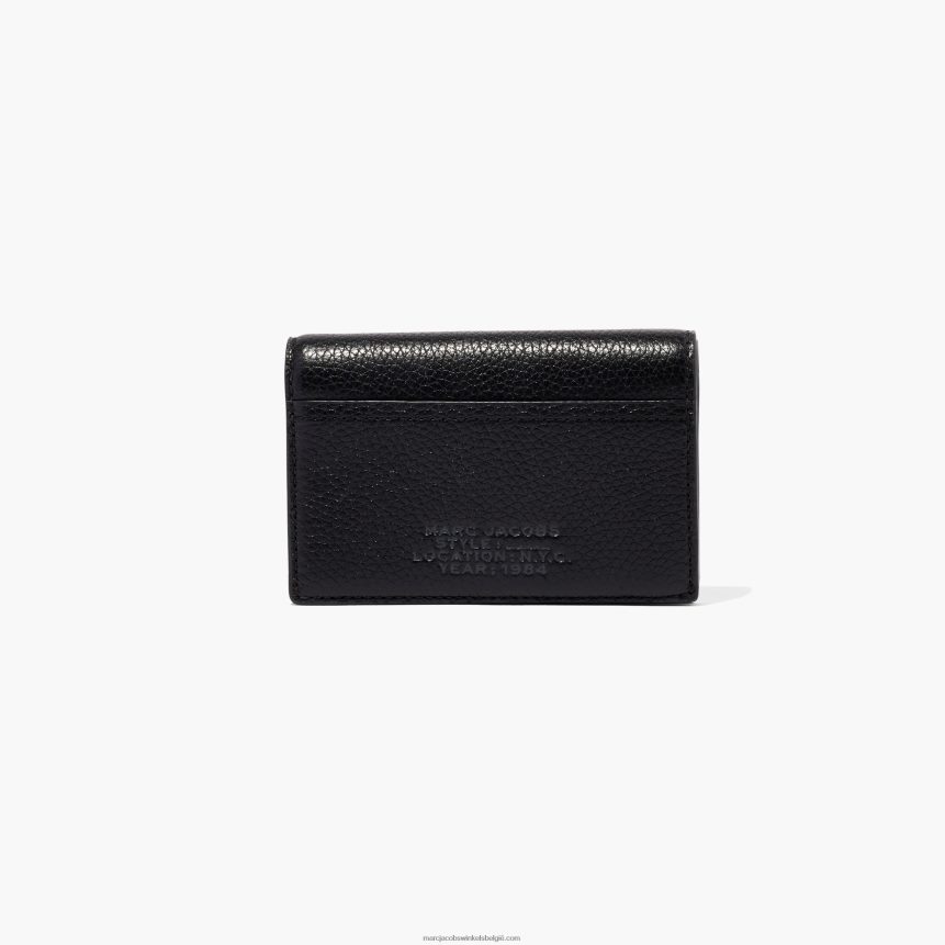 de leren kleine tweevoudige portemonneeMarc JacobsBBN88Z297