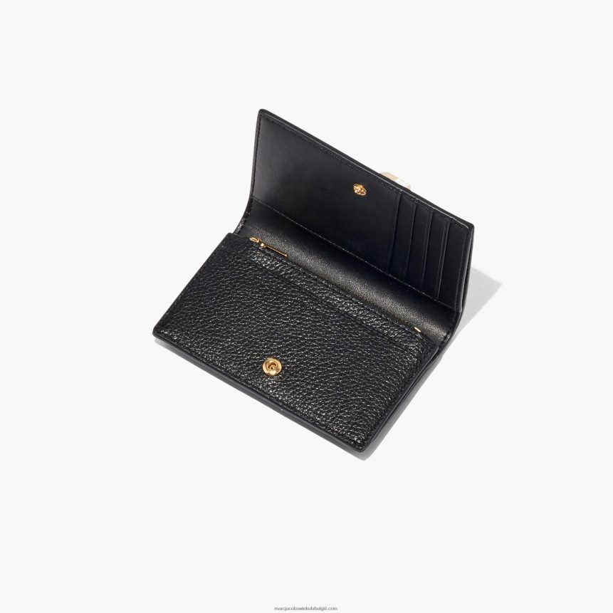 de leren kleine tweevoudige portemonneeMarc JacobsBBN88Z297
