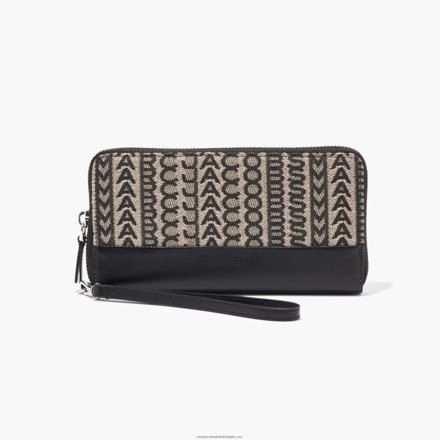 de monogram jacquard continentale portemonneeMarc JacobsBBN88Z256