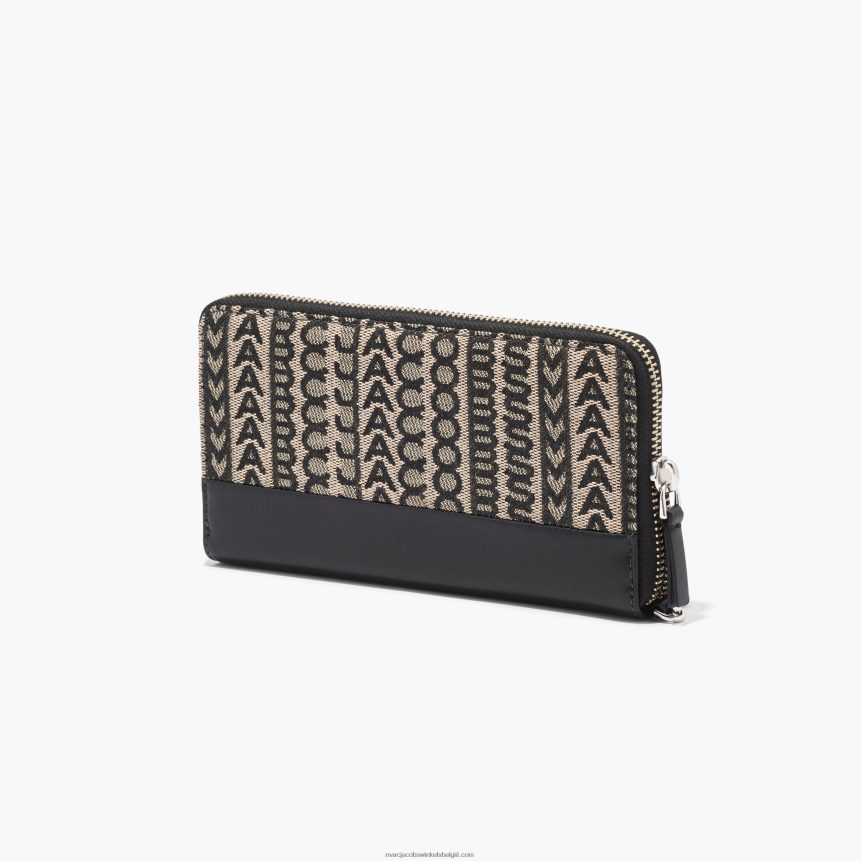 de monogram jacquard continentale portemonneeMarc JacobsBBN88Z256