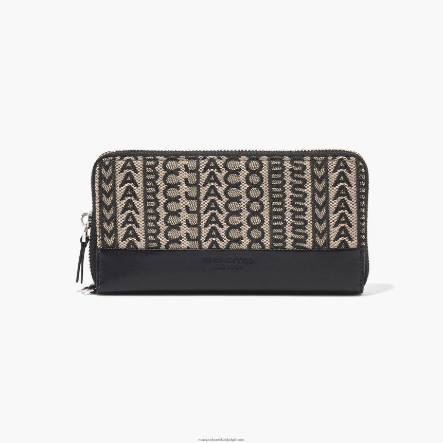 de monogram jacquard continentale portemonneeMarc JacobsBBN88Z256
