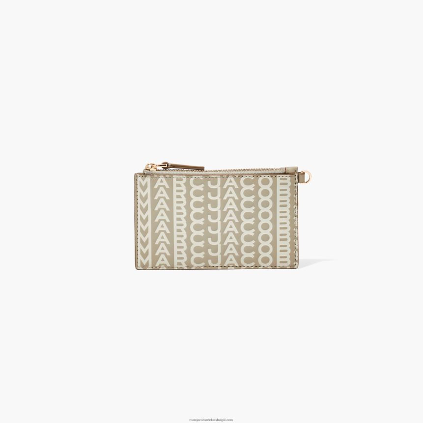 het monogram lederen polsbandje met rits aan de bovenkantMarc JacobsBBN88Z269
