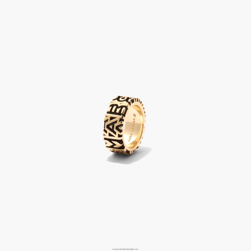 de monogram gegraveerde ringMarc JacobsBBN88Z458