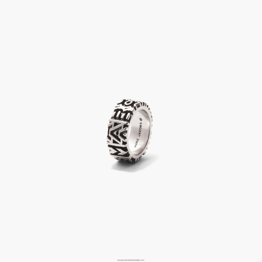 de monogram gegraveerde ringMarc JacobsBBN88Z459