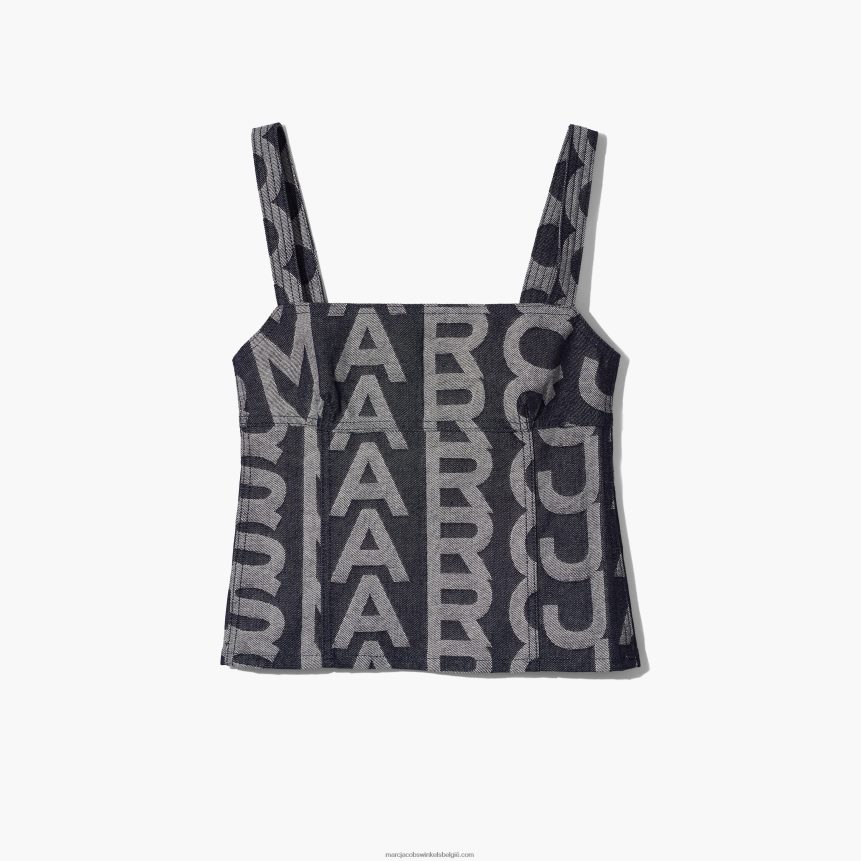 de denim bustiertop met monogramMarc JacobsBBN88Z508