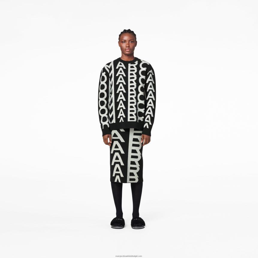 de oversized ronde hals met monogramMarc JacobsBBN88Z511
