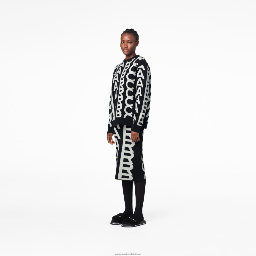 de oversized ronde hals met monogramMarc JacobsBBN88Z511