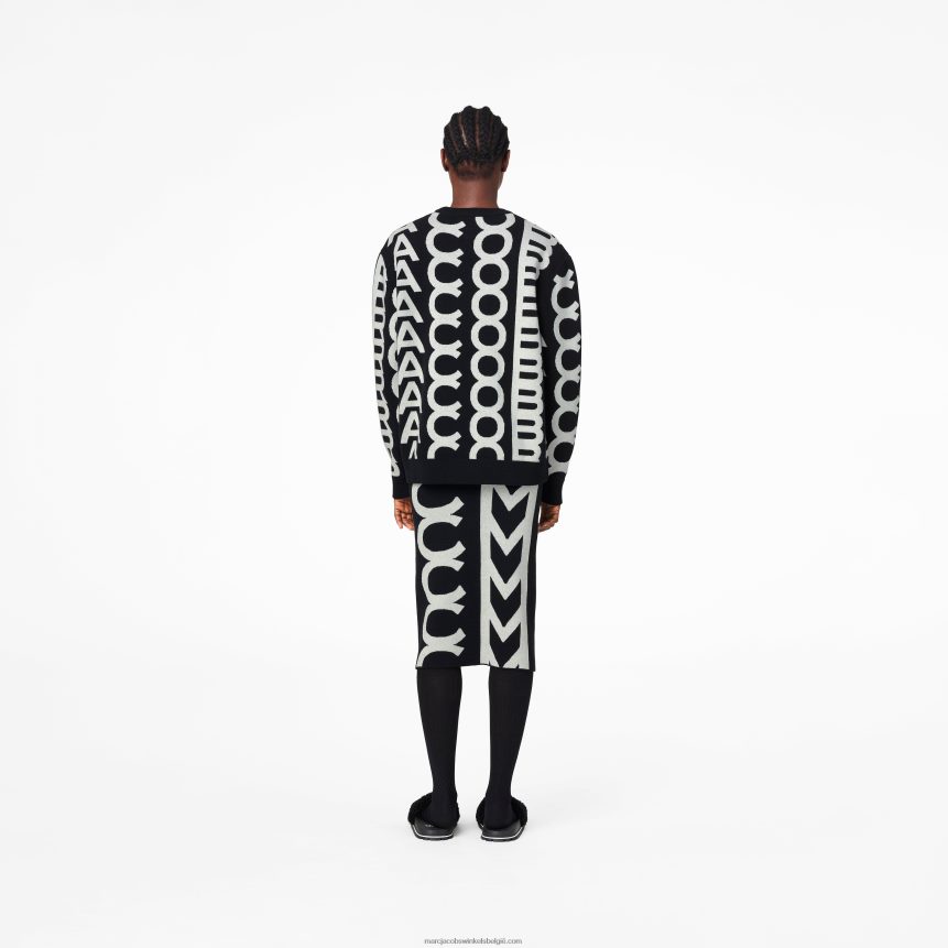 de oversized ronde hals met monogramMarc JacobsBBN88Z511