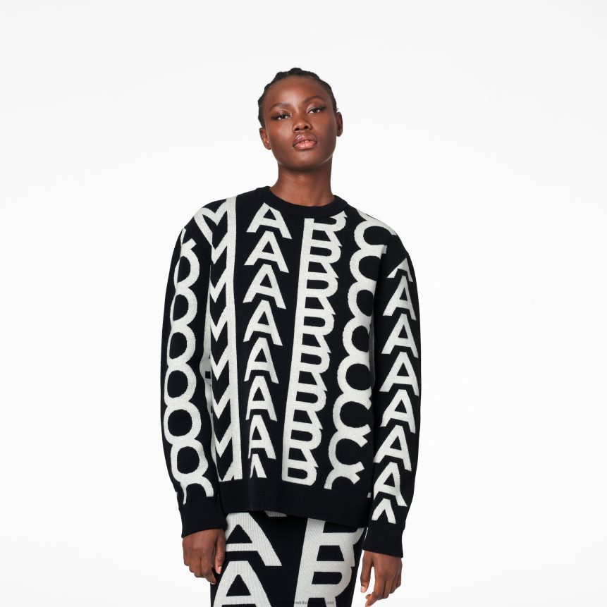 de oversized ronde hals met monogramMarc JacobsBBN88Z511