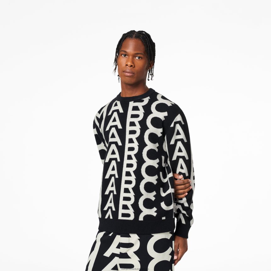 de oversized ronde hals met monogramMarc JacobsBBN88Z511