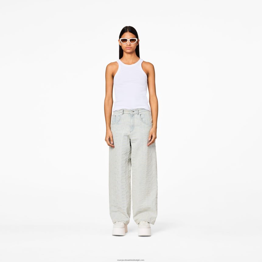 de denim broek met monogramMarc JacobsBBN88Z477