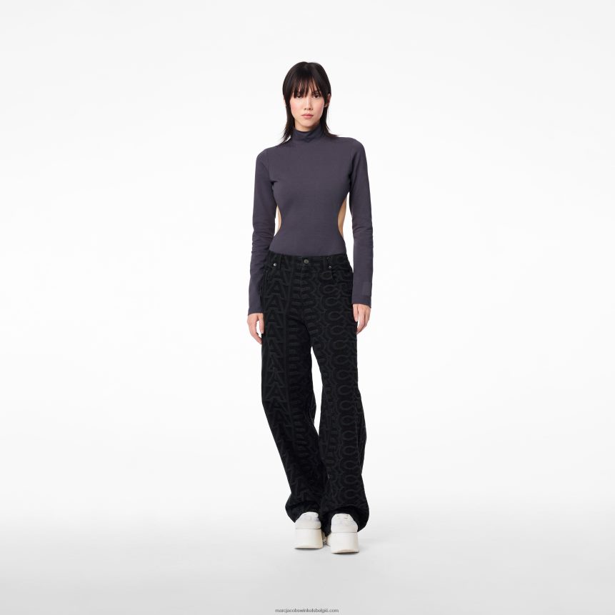 de denim broek met monogramMarc JacobsBBN88Z491