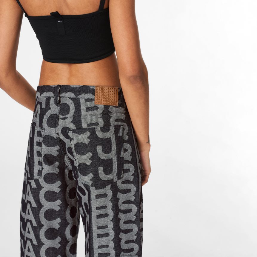 de oversized jeans met monogramMarc JacobsBBN88Z507