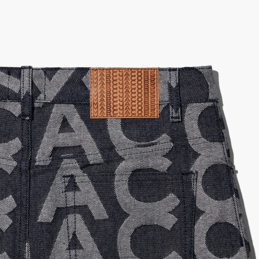 de denim minirok met monogramMarc JacobsBBN88Z509