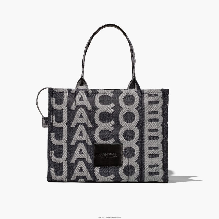 de grote denim draagtas met monogramMarc JacobsBBN88Z90