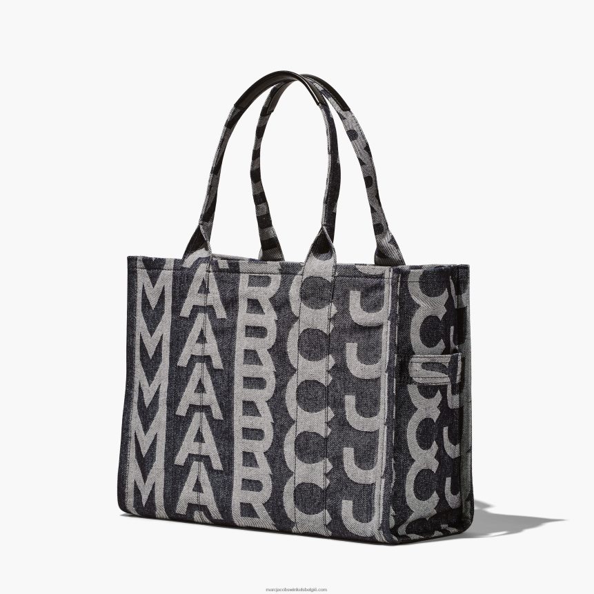 de grote denim draagtas met monogramMarc JacobsBBN88Z90
