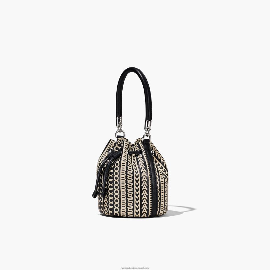de monogram leren micro bucket bagMarc JacobsBBN88Z140